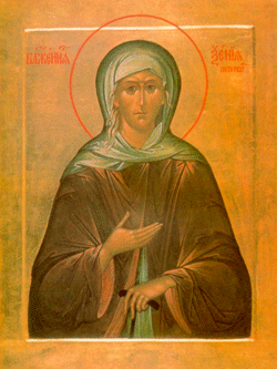 Икона блаженной Ксении Петербургской