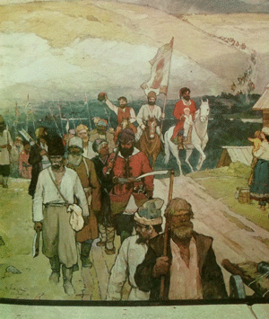 Картина художников М. Вольштейна и О. Фильберта, посвященная булавинскому восстанию