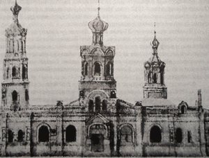 Казанская церковь, п. Каспля. Графика