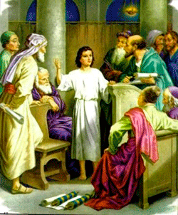 Проповедь Иисуса в храме