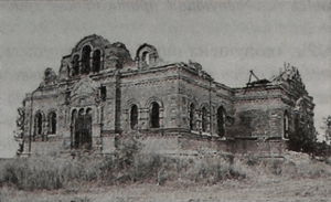 Руины Казанской церкви, п. Каспля. 2007 г.