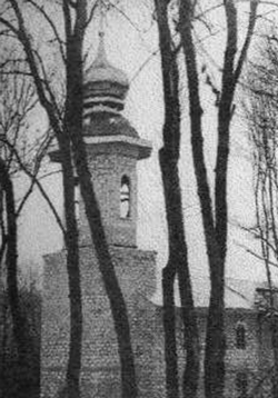 Строящийся Свято-Благовещенский храм в урочище Киселева балка.