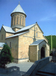 Тбилисский Сионский собор. Здесь теперь хранится крест святой Нины.