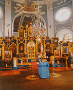 Церковь Святой Троицы (Кулич и Пасха). Вид на иконостас.